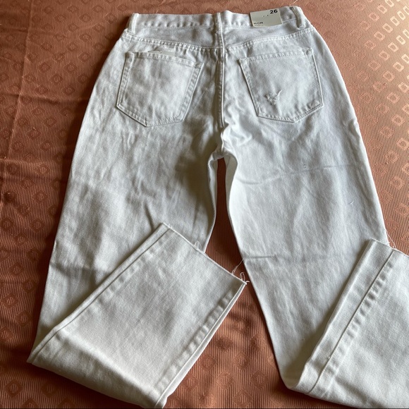 Distressed White Mom Jeans - Picture 7 of 12